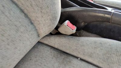 1997 Saturn Sl1 Passenger Right Front Seat Belt Buckle Receiver Oem Gray
