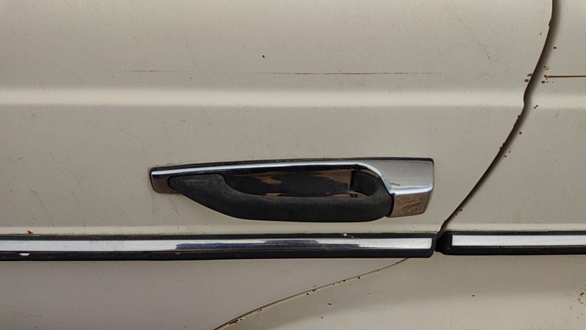 1980 Mercedes 300Td Driver Left Rear Outside Door Handle Oem Back