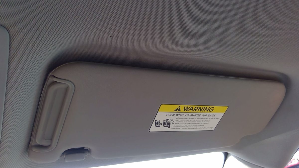 2011-2015 Kia Sorento Passenger Right Sun Visor Oem Black Eb 852201U100h9