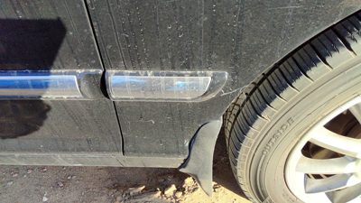2004-2005 Hyundai Xg350 Passenger Right Moulding From Fender Trim Strip Black