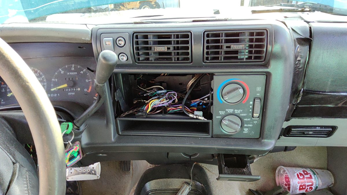 1995-1997 S10 Blazer Trim Bezel Around Speedometer Oem Dash Surround Panel Gray