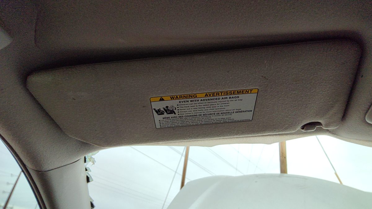 2002-2006 Toyota Camry Driver Left Sun Visor Oem 95 Stone 74320Aa250a0