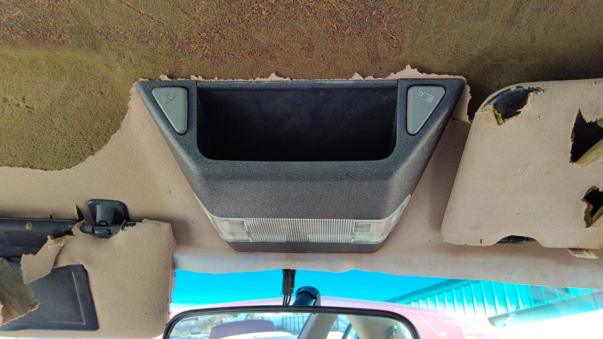 1993 Grand Prix Center Overhead Console Oem Dome Light Map Lamp Cubby Tan 2 Door