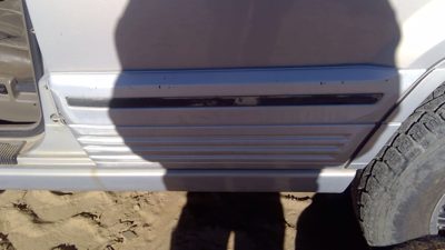 1994 Jeep Grand Cherokee Driver Left Rear Moulding From Door Back Trim Silver