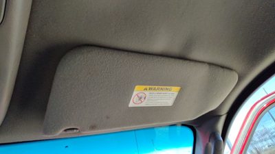 2002-2004 Ford F150 Passenger Right Sun Visor Oem Gray 2L3Z1504104Eab