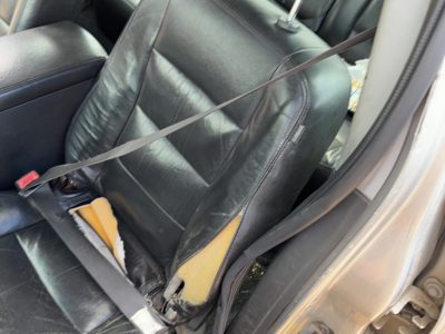 06-07 Fivehundred Driver Left Front Seat Belt Retractor Oem Shoulder Black Hw