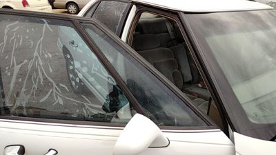92-99 Lesabre Passenger Right Front Vent Window Small Door Glass With Frame