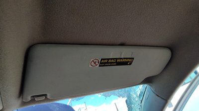 2005-2006 Vw Jetta Passenger Right Sun Visor Oem Gray 1K0857552s2f4