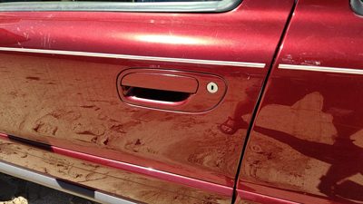 2001-07 Volvo V70 Xc Driver Left Front Outside Door Handle Oem Red 445 91876656
