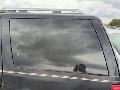 1997-2002 Ford Expedition Driver Left Rear Quarter Glass Back Side Window Oem