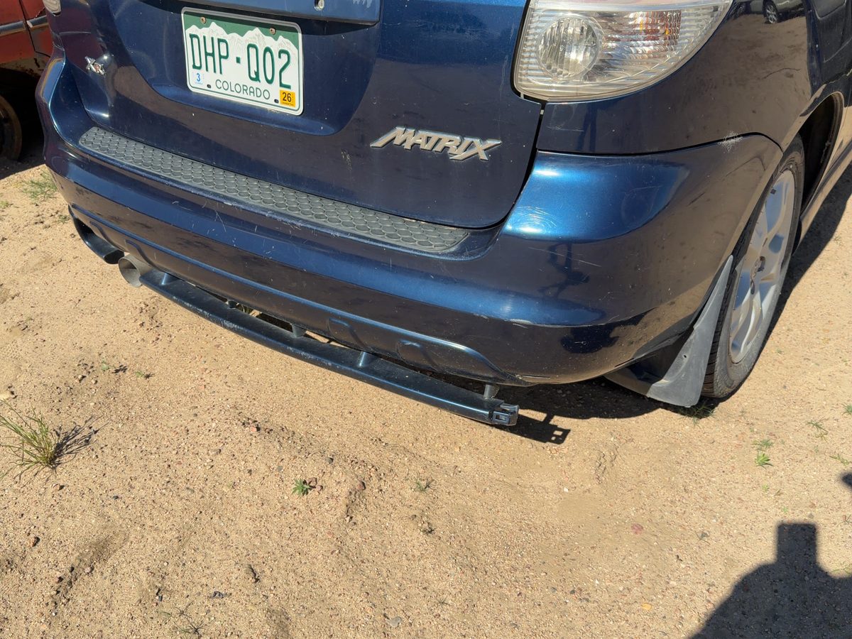 2003-2008 Toyota Matrix Xr Rear Bumper Cover Assembly Oem Back Indigo Ink Pearl