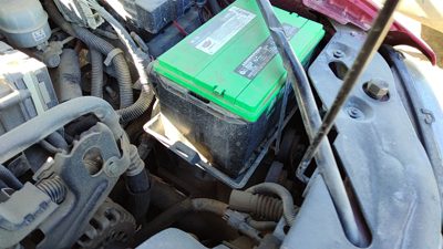 02-09 Chevy Trail Blazer Complete Battery Box Mount Tray With Hold Down Oem 4.2L