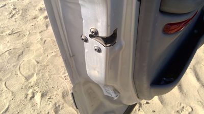 2002 Chevy Venture Driver Left Front Door Latch With Rods/cables Oem