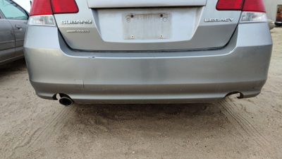 2010-2014 Subaru Legacy Outback Rear Bumper Cover Assembly Back Ssm Steel Silver