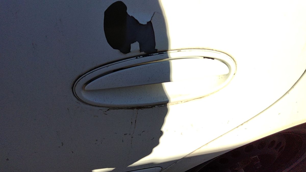 1997-2005 Buick Century Driver Left Rear Outside Door Handle Oem Back White