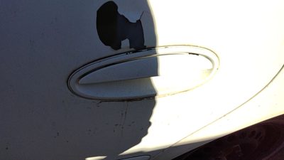 1997-2005 Buick Century Driver Left Rear Outside Door Handle Oem Back White