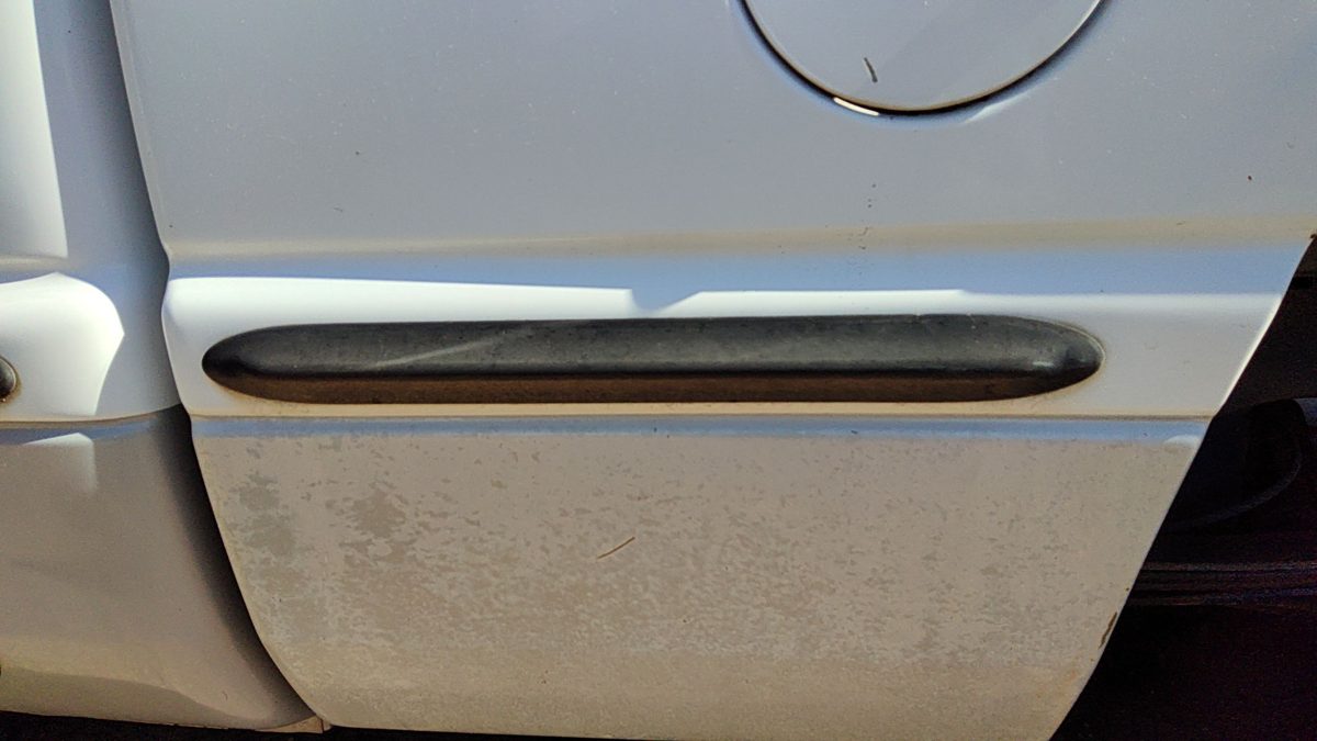 1998 Ram 1500 Driver Left Rear Moulding On Quarter Panel Oem Front Box