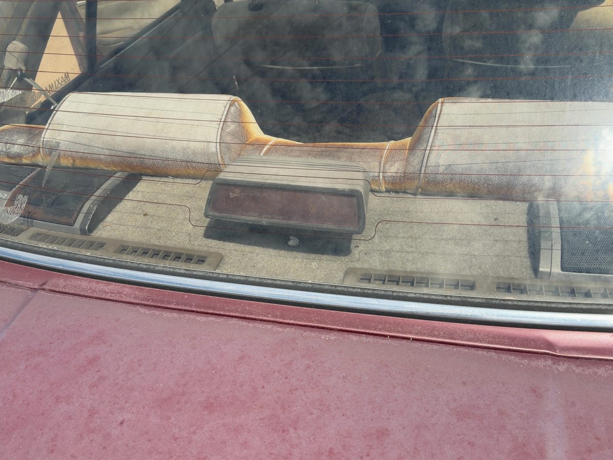 1987 Nissan Maxima 3rd Brake Light Avoidance Lamp