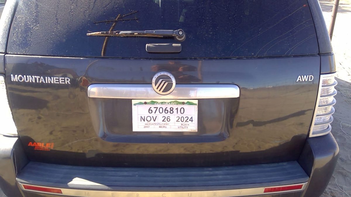 2007 Mercury Mountaineer Trunk/decklid/hatch/tailgate