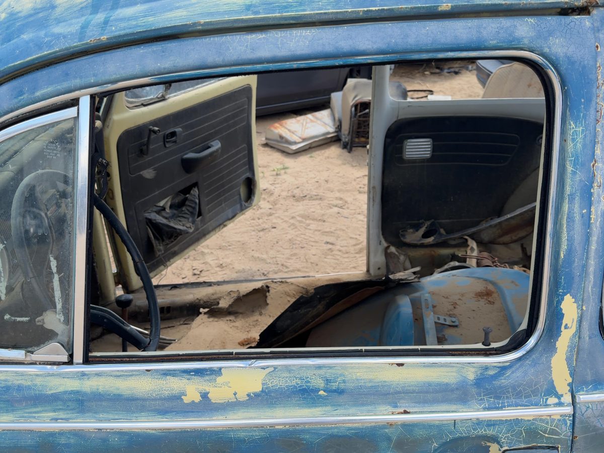 1965-1977 Vw Super Beetle Driver Left Front Side Window Door Glass Oem