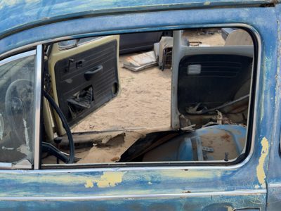 1965-1977 Vw Super Beetle Driver Left Front Side Window Door Glass Oem