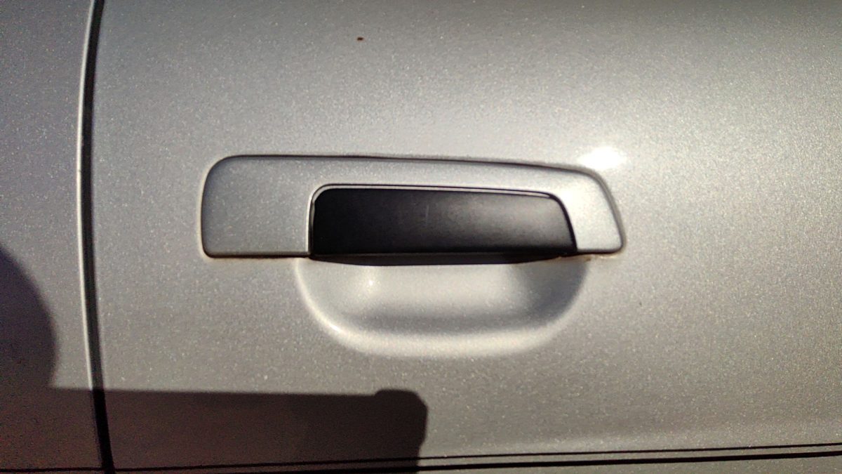 00-05 Eclipse Passenger Right Front Outside Door Handle A68 Sterling Silver
