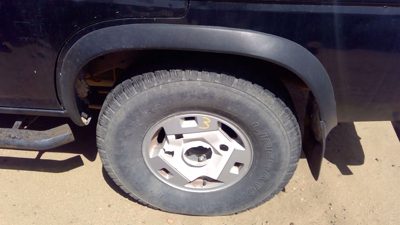 1993 Nissan Pathfinder Driver Left Rear Fender Flare OEM Wheel Moulding Back