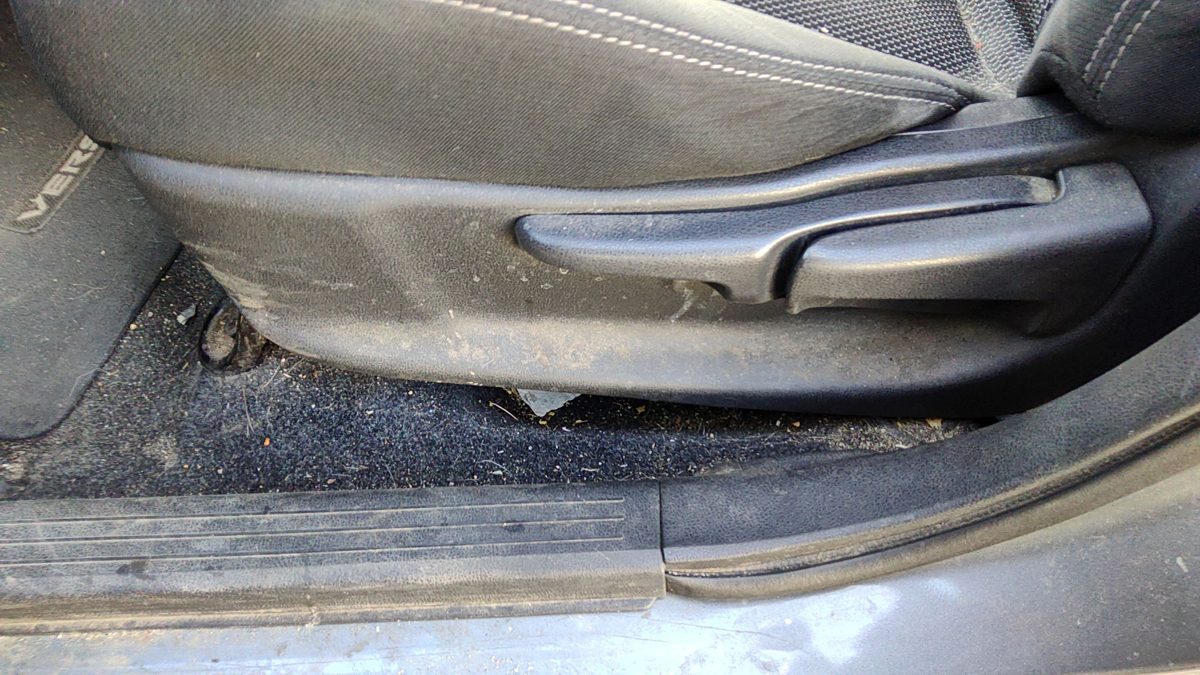 2017 Nissan Versa Driver Left Side Seat Trim Panel Oem Charcoal G
