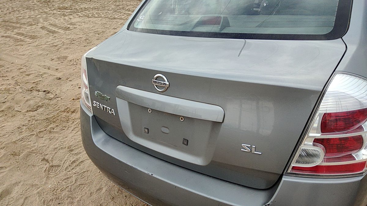 2007-2008 Nissan Sentra Trunk Lid Oem Decklid Gray K36 2.0L H4300etoma
