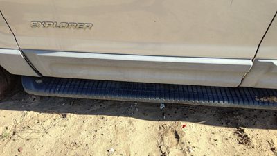 01-03 Ford Explorer Driver Left Front Moulding From Door Trim Strip Silver Ts