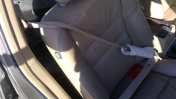 2003-2007 Honda Accord Passenger Right Front Seat Belt Retractor Shoulder Tan — photo 6