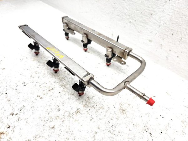 2011-2019 Explorer Police Interceptor Fuel Rail With Injectors Set Oem 3.7L — photo 4