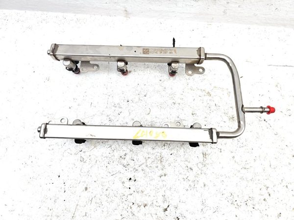 2011-2019 Explorer Police Interceptor Fuel Rail With Injectors Set Oem 3.7L — photo 1