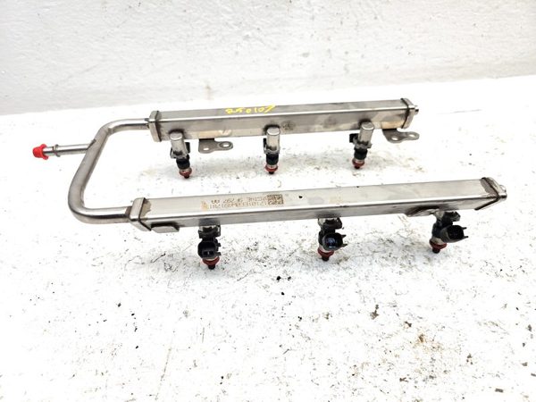 2011-2019 Explorer Police Interceptor Fuel Rail With Injectors Set Oem 3.7L — photo 6