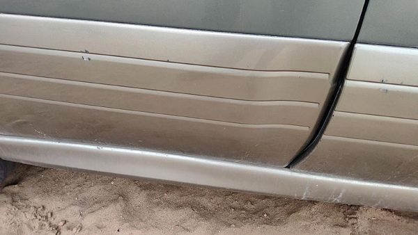 00-04 Legacy Outback Passenger Right Rear Moulding From Door Oem Back Trim Strip — photo 6