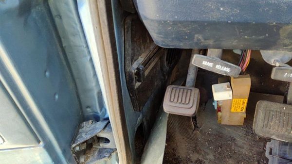 1986 Dodge Ram W150 Driver Left Lower Kick Trim Panel Oem Blue — photo 5
