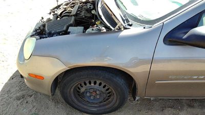 2000-2005 Dodge Neon Driver Left Front Fender Oem Gold Plb 05012671Ad