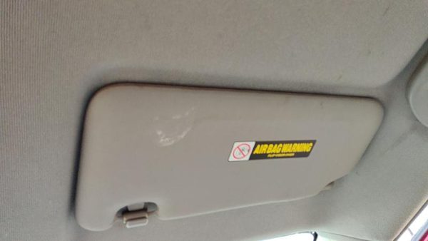 2010-2011 Honda Insight Passenger Right Sun Visor Oem Tan 83230Tm8A11Za — photo 2