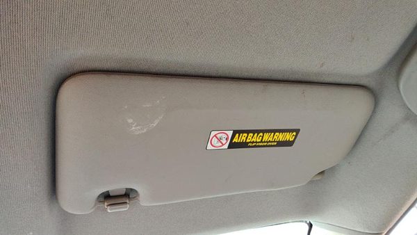 2010-2011 Honda Insight Passenger Right Sun Visor Oem Tan 83230Tm8A11Za — photo 1