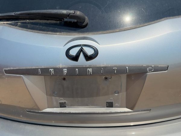 03 Fx45 License Plate Trim Surround Panel Tail Trunk Finish Diamond Graphite Wv2 — photo 3