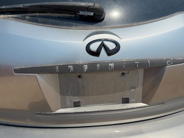 03 Fx45 License Plate Trim Surround Panel Tail Trunk Finish Diamond Graphite Wv2 — photo 6