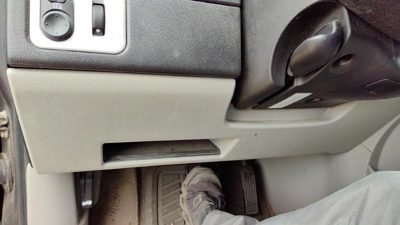 2007-2009 Chevy Equinox Lower Dash Under Column Knee Bolster Trim Panel Gray 142
