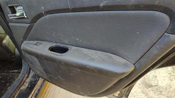 10-12 Fusion Passenger Right Rear Door Trim Panel With Switches Back Dw Charcoal — photo 4