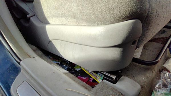 06-10 Hyundai Sonata Passenger Right Side Seat Trim Panel Oem Gray — photo 2