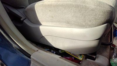 06-10 Hyundai Sonata Passenger Right Side Seat Trim Panel Oem Gray