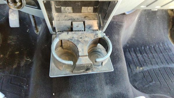 14-16 F250 Slide Out Dash Mounted Cup Holder Assembly Gray 3S 6.7L Powerstroke — photo 4