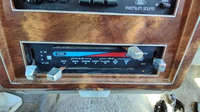 85-89 Grand Marquis Temperature Control Module In Dash Heater Ac Head Unit Oem
