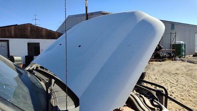 2015 Ford F250 Hood White Z1 Hail