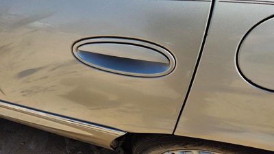 1997-2005 Park Ave Ultra Driver Left Rear Outside Door Handle Oem Back Silver