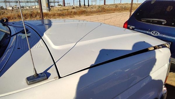 1995 Ford F150 Hood White Hail — photo 4